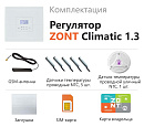 ZONT Climatic 1.3 Погодозависимый автоматический GSM / Wi-Fi регулятор (1 ГВС + 3 прямых/смесительных) с доставкой в Саранск